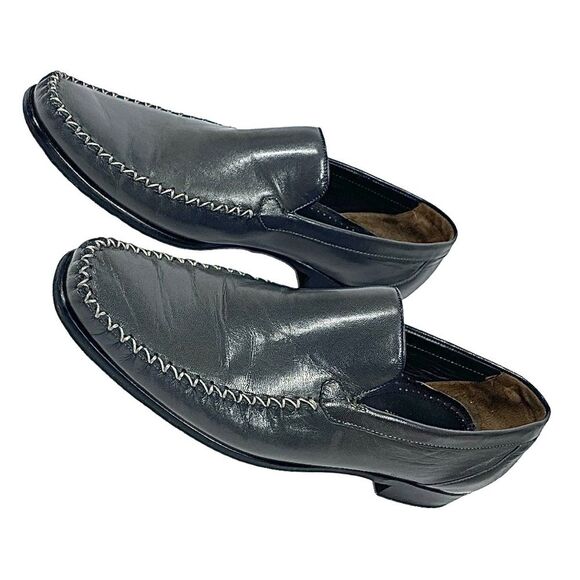 Florsheim Royal Imperial Aberdeen Loafers Gray Leather Men’s Size 10.5 M Used main image 4